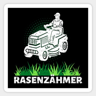 Rasenzähmer Rasentraktor Aufsitzmäher Magnet